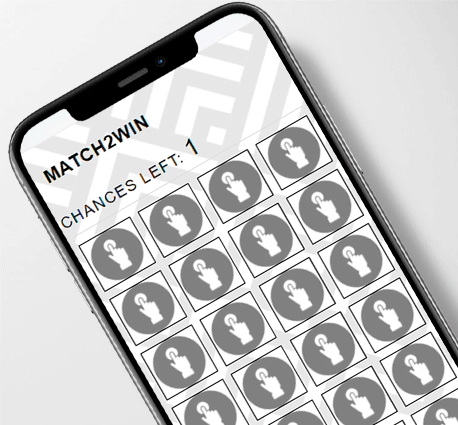 Coupon électronique à faire correspondre sur un smartphone.