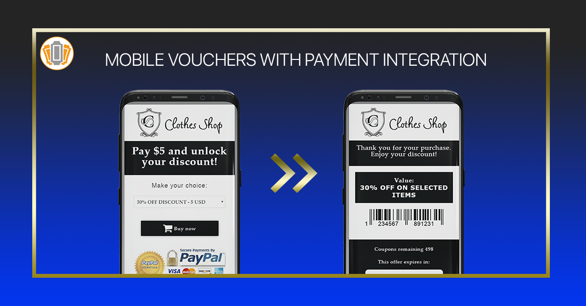 Vouchers met betalingsintegratie